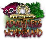 Front Cover for Fiction Fixers: Adventures in Wonderland (Macintosh and Windows) (Big Fish Games release)