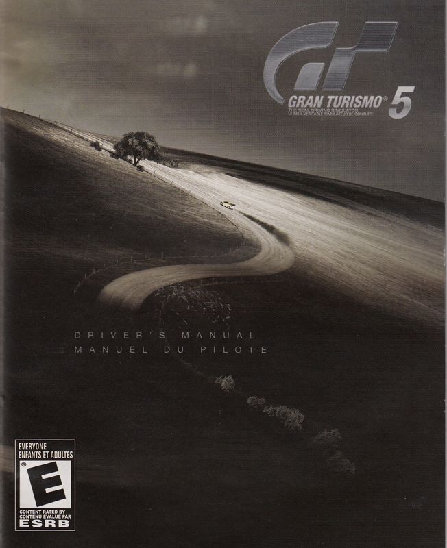 Manual for Gran Turismo 5 (PlayStation 3): Front