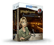 Front Cover for Youda Legend: The Curse of the Amsterdam Diamond (Macintosh and Windows) (Youda Games release)