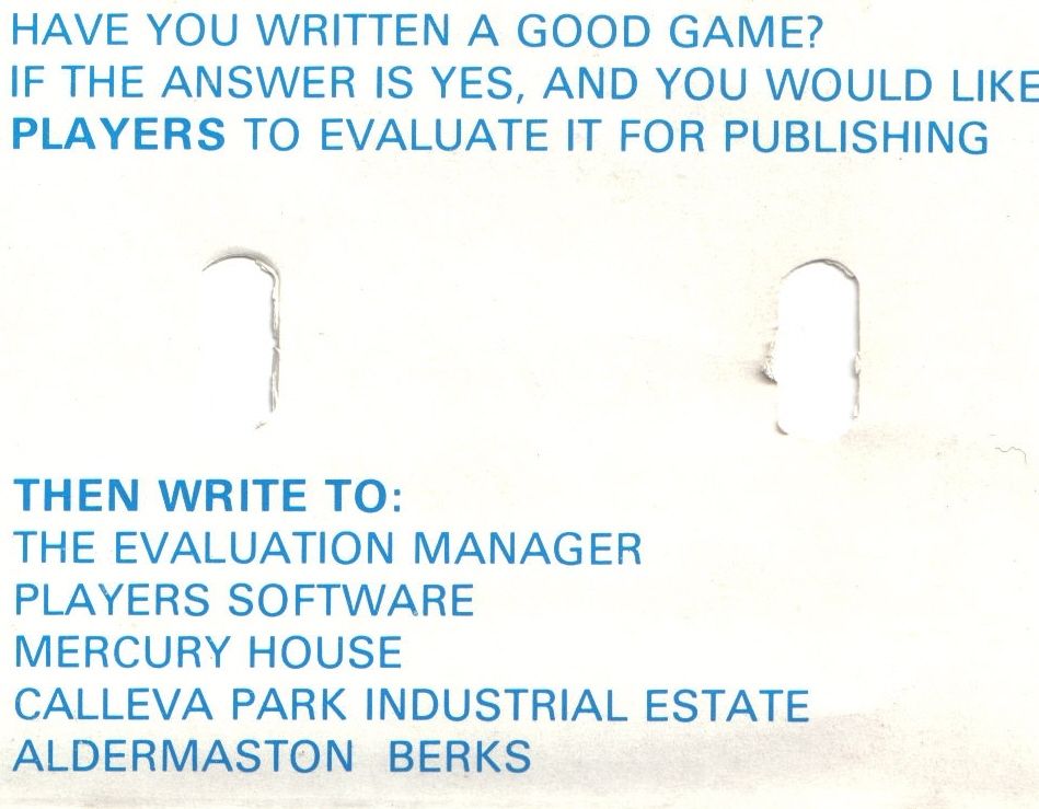 Other for Nuclear Heist (Amstrad CPC): Inside Cover Right Side