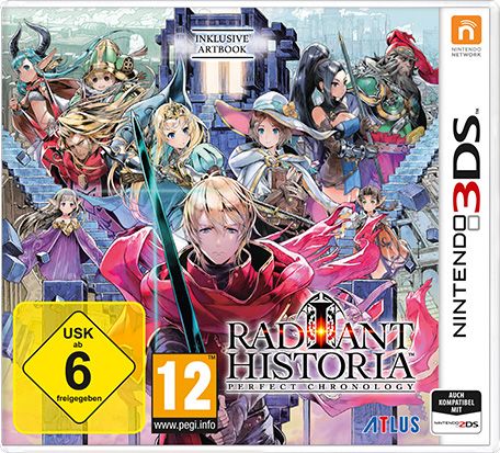 Front Cover for Radiant Historia: Perfect Chronology (Nintendo 3DS) (download release)