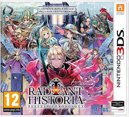 Front Cover for Radiant Historia: Perfect Chronology (Nintendo 3DS) (download release)