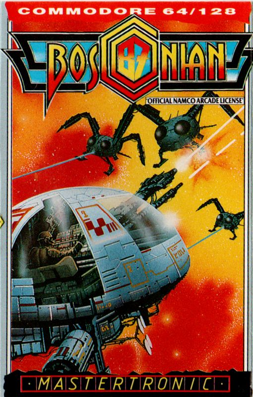Front Cover for Bosconian '87 (Commodore 64)