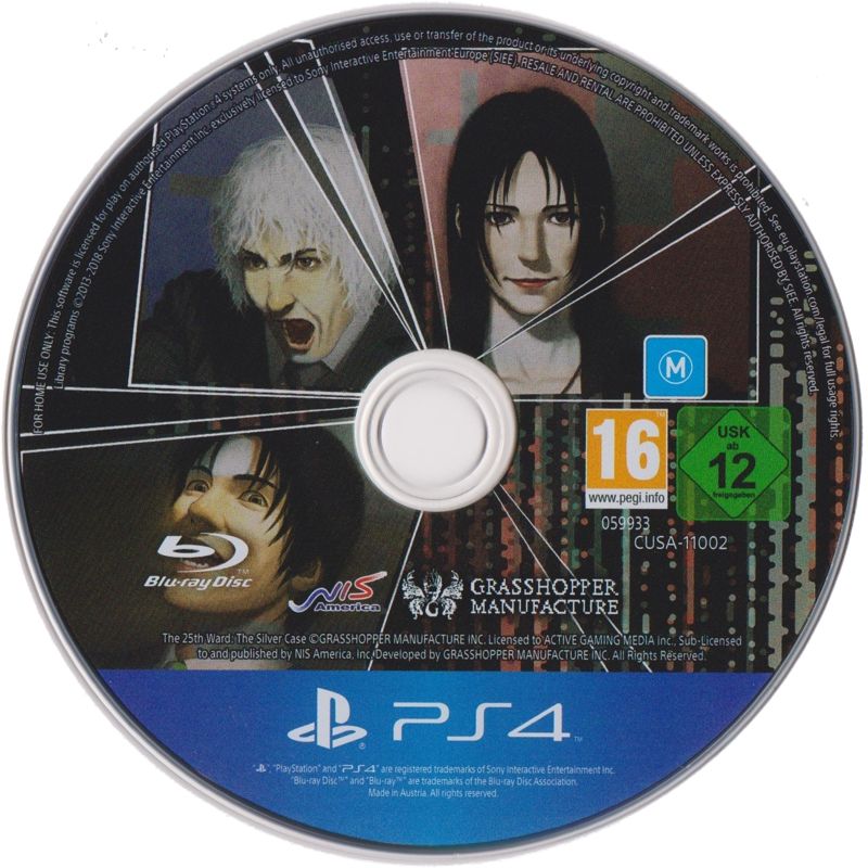 Media for The 25th Ward: The Silver Case (Limited Edition) (PlayStation 4)