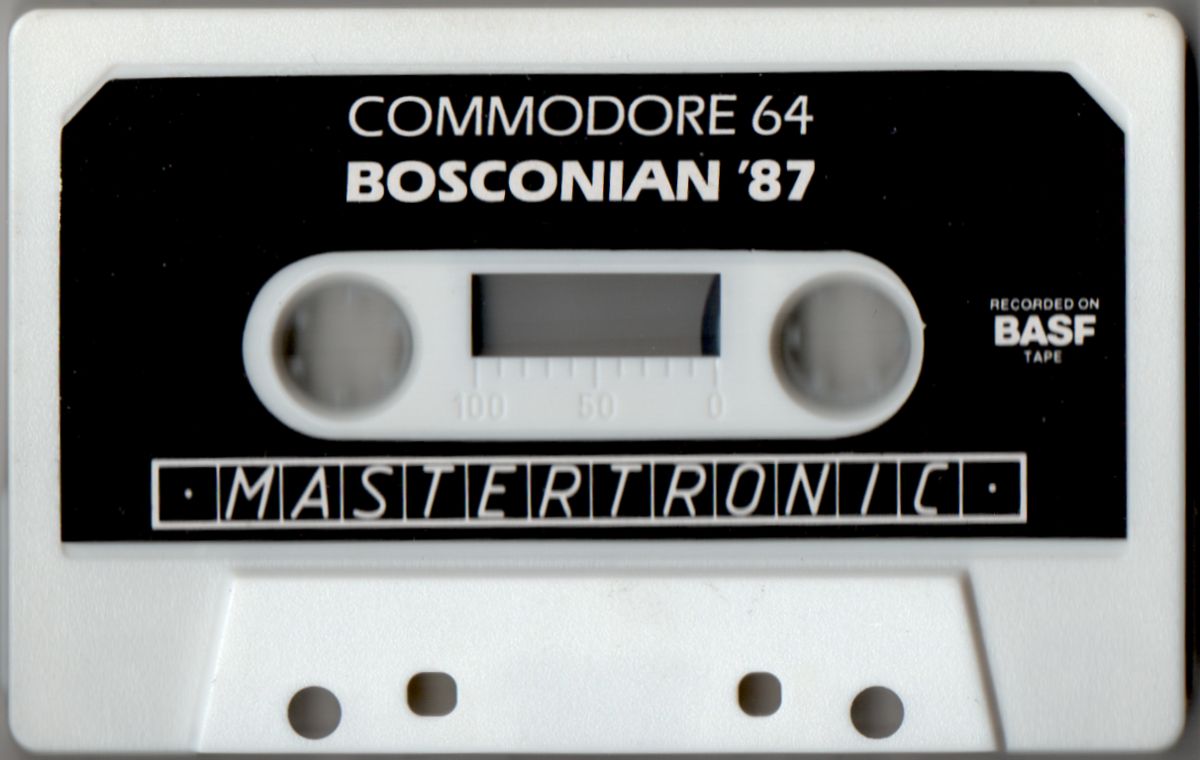 Media for Bosconian '87 (Commodore 64)