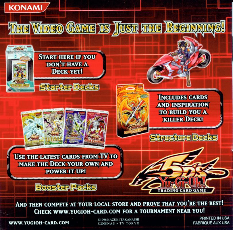 Yu-Gi-Oh!: 5D's World Championship 2011 - Over the Nexus cover or packaging  material - MobyGames