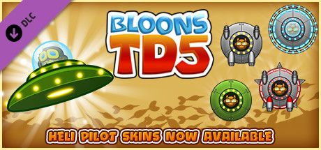 Front Cover for Bloons TD 5: UFO Heli Pilot Skin (Macintosh and Windows) (Steam release)