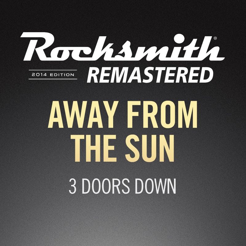 Front Cover for Rocksmith: All-new 2014 Edition - 3 Doors Down: Away from the Sun (PlayStation 3 and PlayStation 4) (download release)