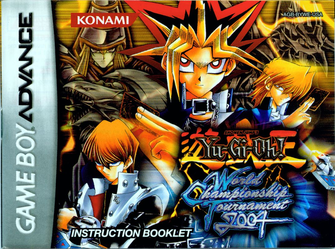 Manual for Yu-Gi-Oh!: World Championship Tournament 2004 (Game Boy Advance): Front