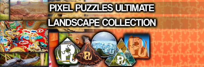 Front Cover for Pixel Puzzles Ultimate: Landscape Collection (Windows) (Steam release)