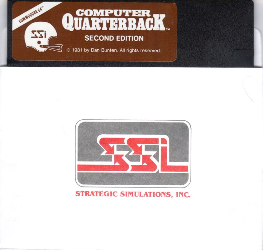 Media for Computer Quarterback (Commodore 64)