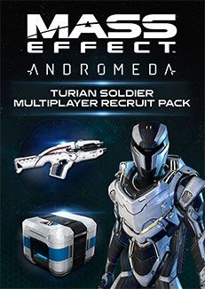 Front Cover for Mass Effect: Andromeda - Turian Soldier Multiplayer Recruit Pack (Windows) (Origin release)