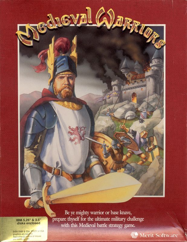 Front Cover for Medieval Warriors (DOS)