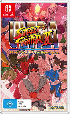 Front Cover for Ultra Street Fighter II: The Final Challengers (Nintendo Switch) (download release)