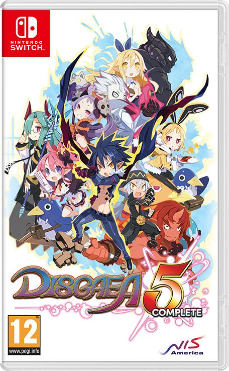 Front Cover for Disgaea 5: Complete (Nintendo Switch) (download release)