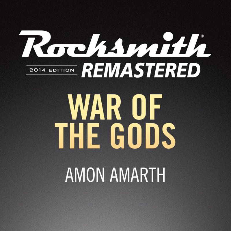 Front Cover for Rocksmith: All-new 2014 Edition - Amon Amarth: War of the Gods (PlayStation 3 and PlayStation 4) (download release)