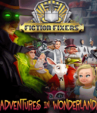 Front Cover for Fiction Fixers: Adventures in Wonderland (Windows) (Deutschland Spielt release)