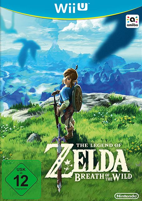 Front Cover for The Legend of Zelda: Breath of the Wild (Wii U) (download release)