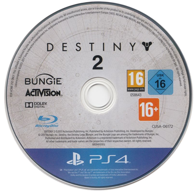 Media for Destiny 2 (Limited Edition) (PlayStation 4)