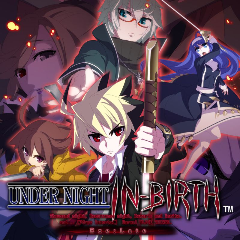 Front Cover for Under Night: In-Birth - Exe:Late (PlayStation 3) (download release)