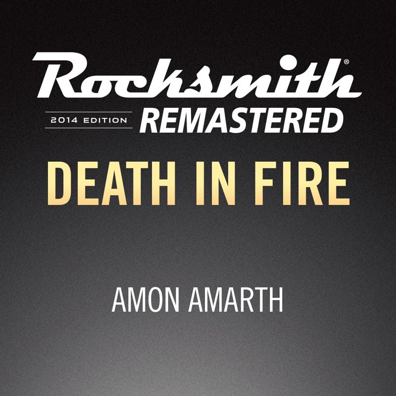 Front Cover for Rocksmith: All-new 2014 Edition - Amon Amarth: Death in Fire (PlayStation 3 and PlayStation 4) (download release)