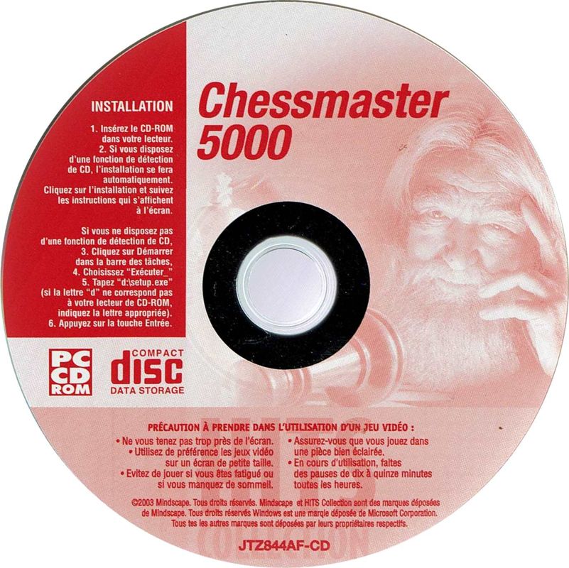 Media for Chessmaster 5000 (Windows) (Hits Collection release)