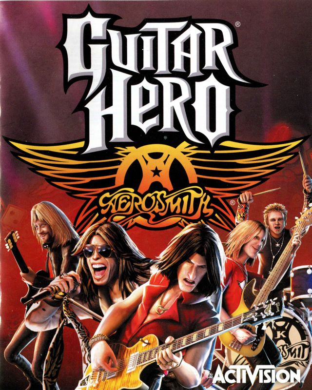 Manual for Guitar Hero: Aerosmith (PlayStation 3): Front