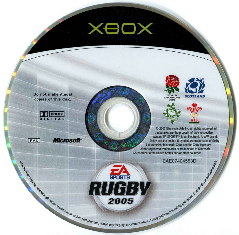 Media for Rugby 2005 (Xbox)