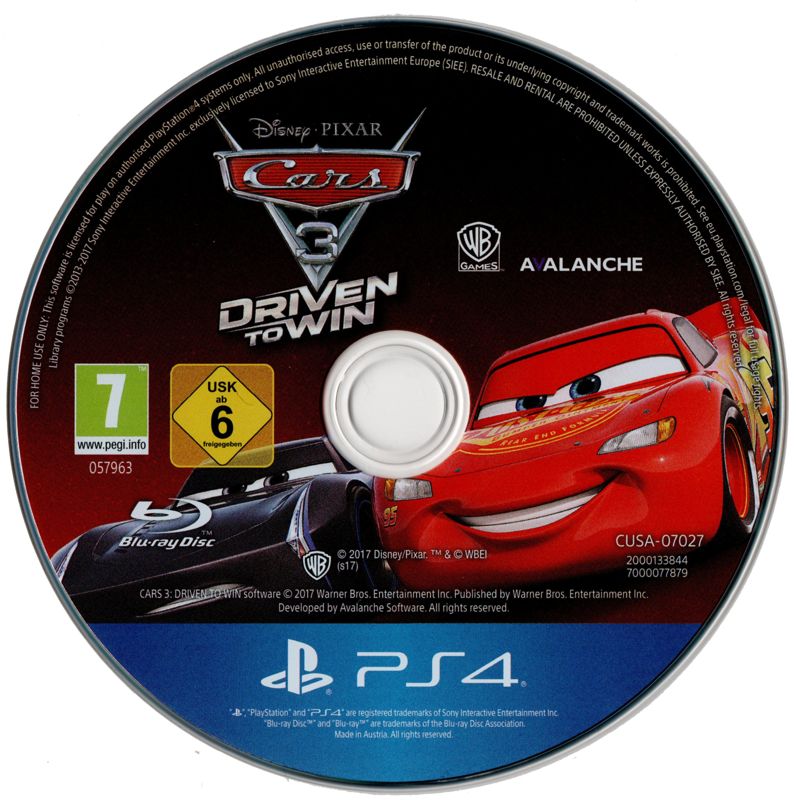 Media for Disney•Pixar Cars 3: Driven to Win (PlayStation 4)