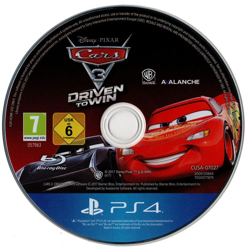 Cars 3: Driven to Win - PlayStation 4