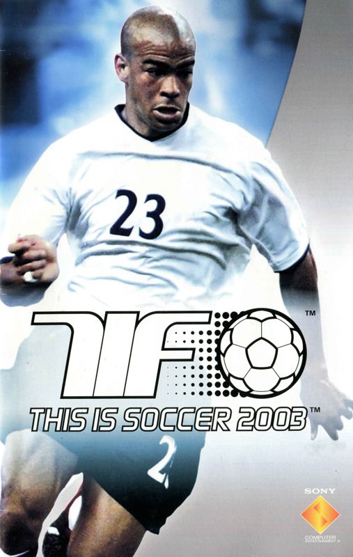 Manual for World Tour Soccer 2003 (PlayStation 2): Front