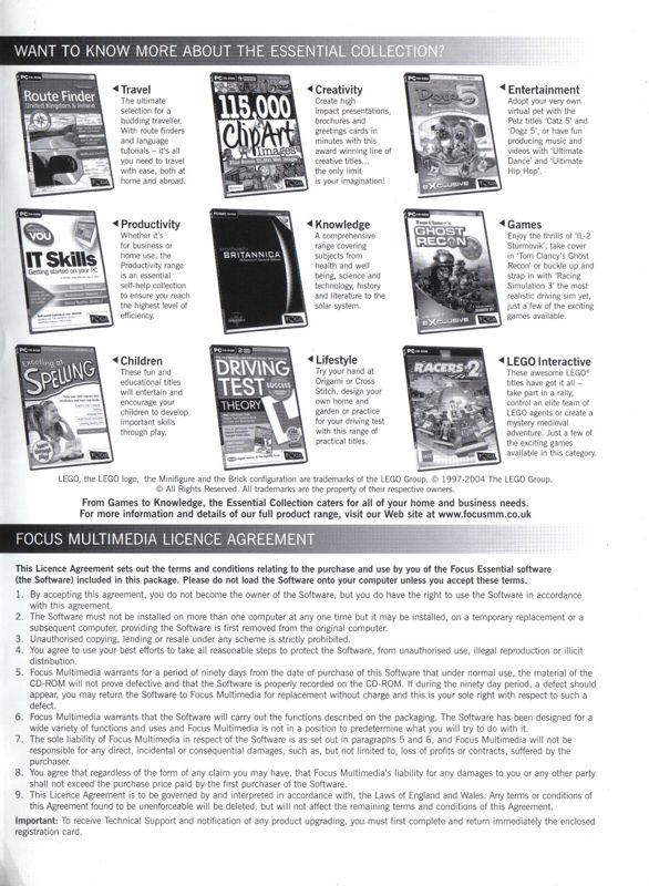 Inside Cover for Tom Clancy's Rainbow Six: Rogue Spear - Platinum Pack (Windows) (Ubisoft eXclusive release): Right Inlay