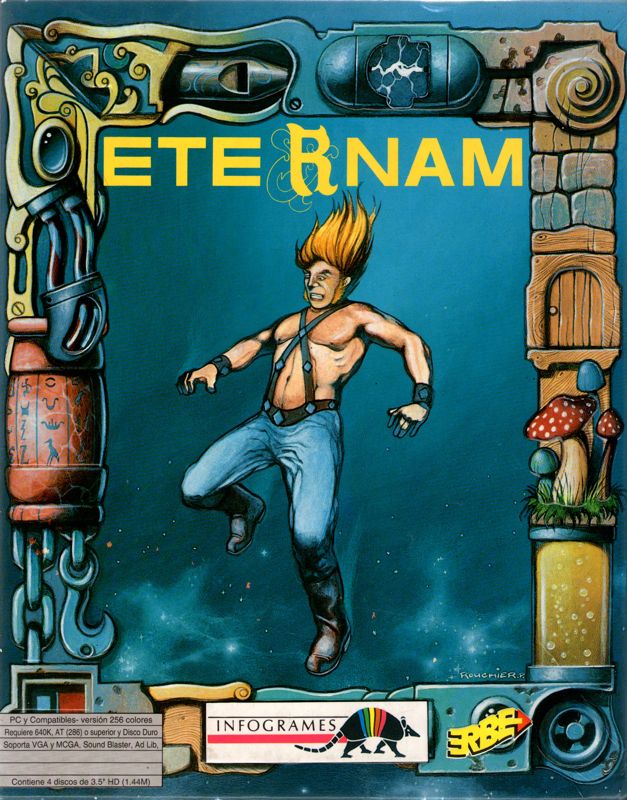 Front Cover for Eternam (DOS) (3,5" Floppy disk release)