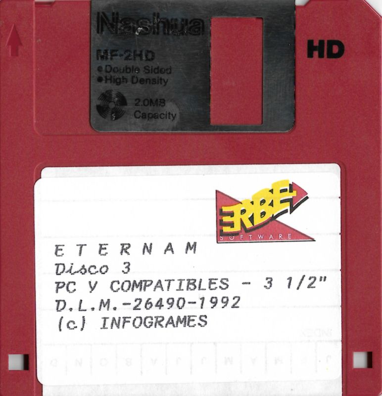 Media for Eternam (DOS) (3,5" Floppy disk release): Disk 3