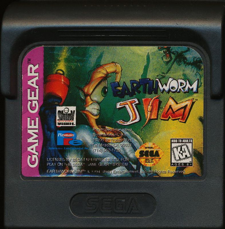 Media for Earthworm Jim (Game Gear)