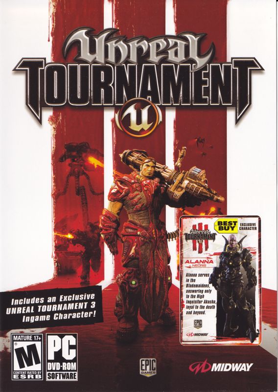 Front Cover for Unreal Tournament III (Windows) (Best Buy release)