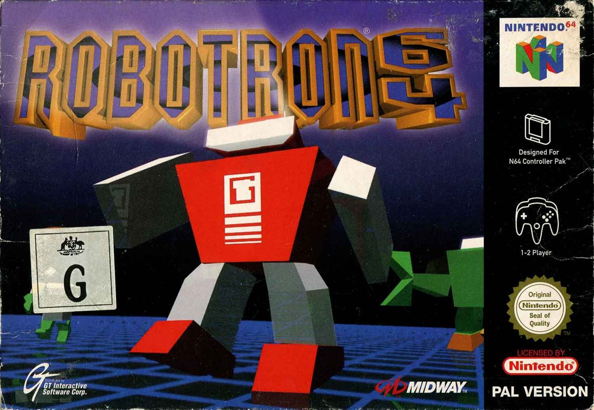 Front Cover for Robotron 64 (Nintendo 64)