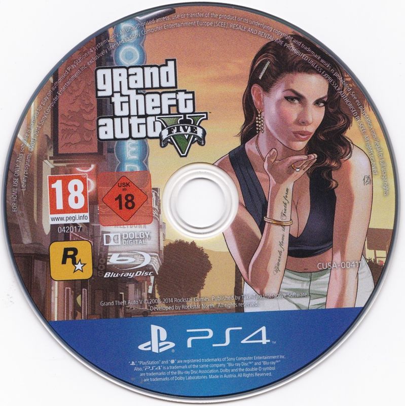 Media for Grand Theft Auto V (PlayStation 4)