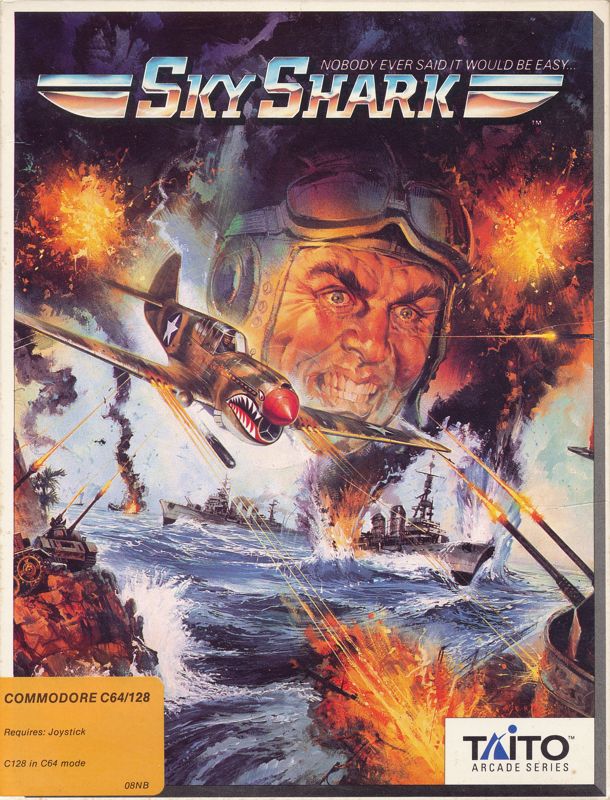 Front Cover for Sky Shark (Commodore 64)