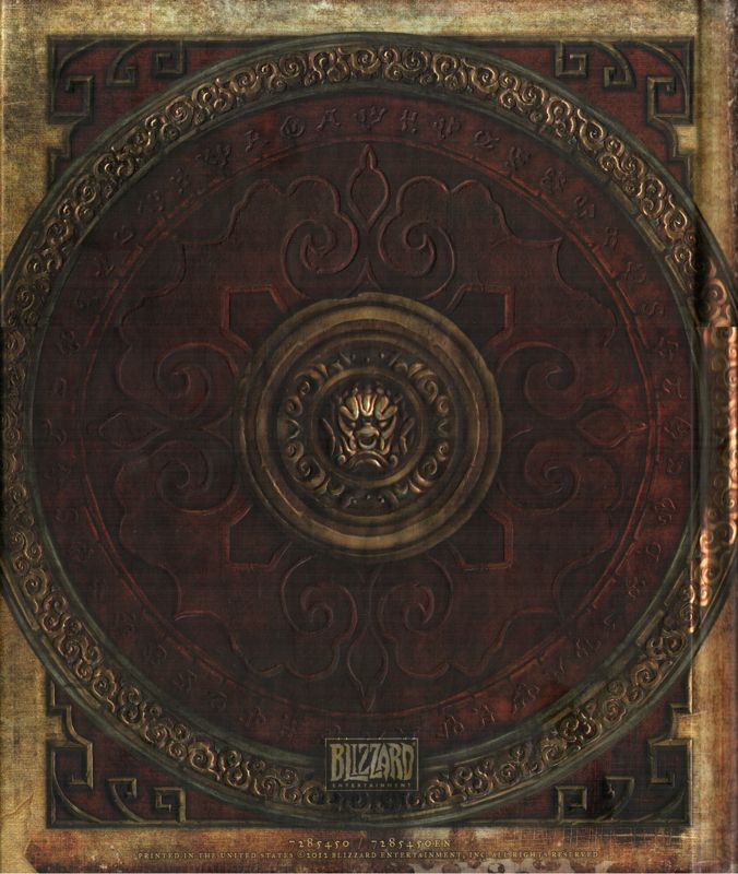 Extras for World of WarCraft: Mists of Pandaria (Collector's Edition) (Macintosh and Windows): Art Book - Back Cover