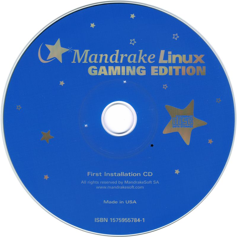Media for MandrakeLinux Gaming Edition (Linux): First Installation CD