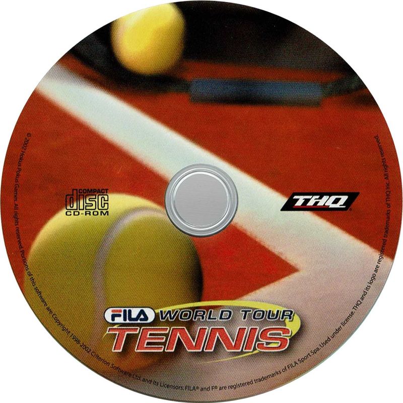 Media for Fila World Tour Tennis (Windows) (re-release)