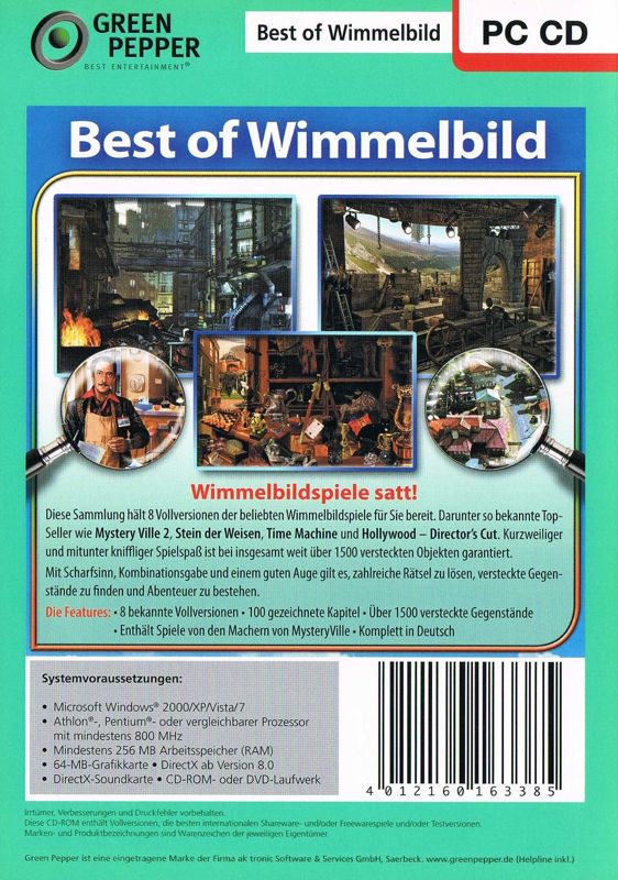 Back Cover for Best of Wimmelbild (Windows)