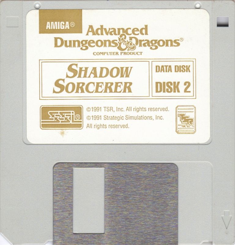 Media for Shadow Sorcerer (Amiga): Data Disk