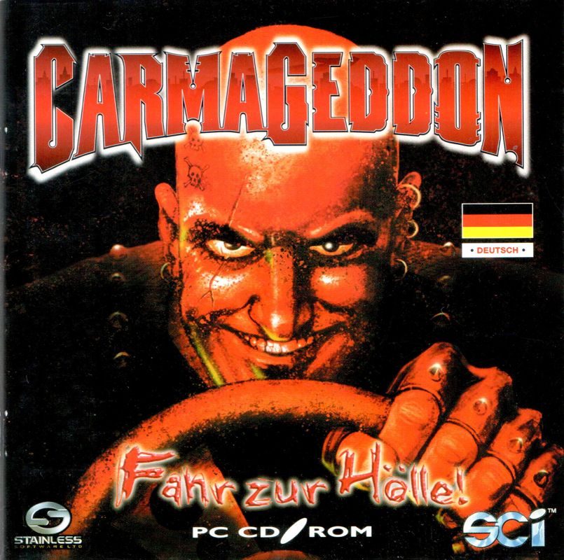 Manual for Carmageddon (DOS and Windows): front