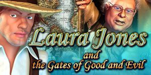 Front Cover for Laura Jones and the Gates of Good and Evil (Windows) (GameHouse release)