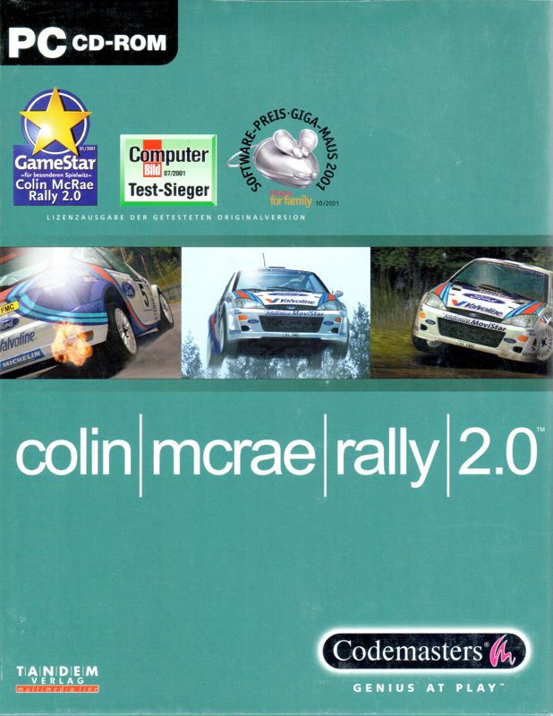 Front Cover for Colin McRae Rally 2.0 (Windows) (Re-release)