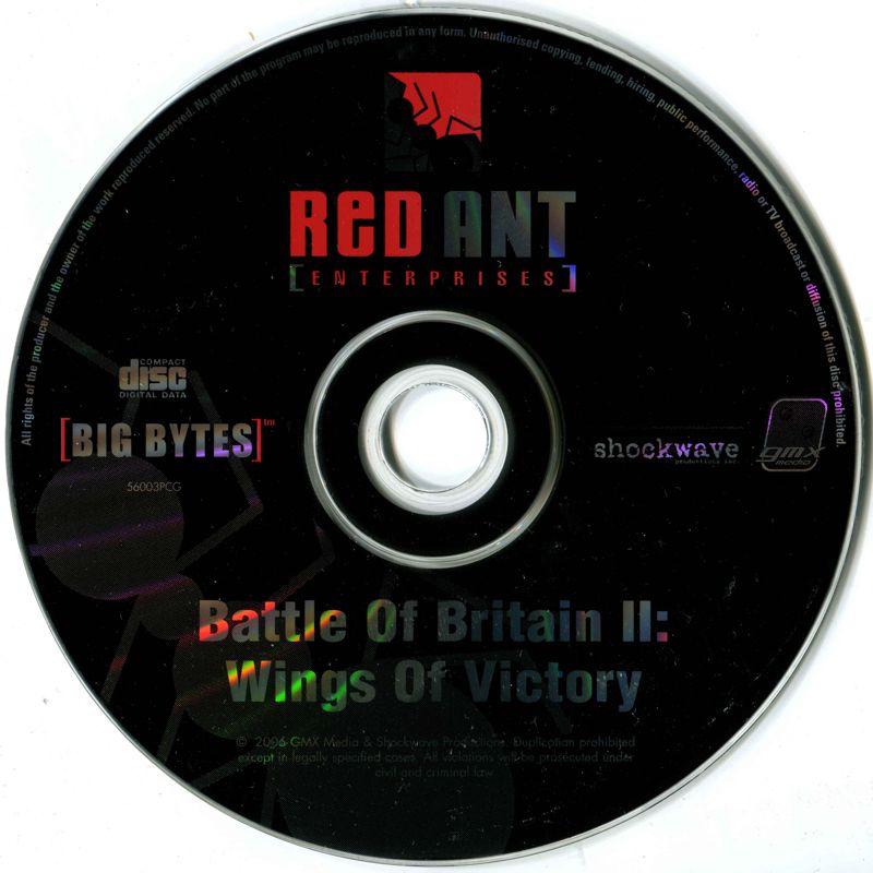 Media for Battle of Britain II: Wings of Victory (Windows) (Big Bytes release)