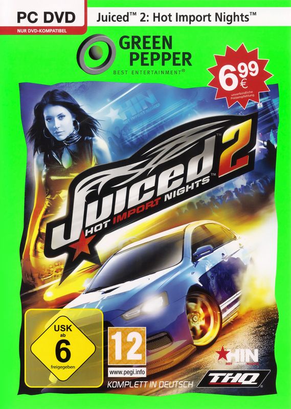 Front Cover for Juiced 2: Hot Import Nights (Windows) (Green Pepper release)