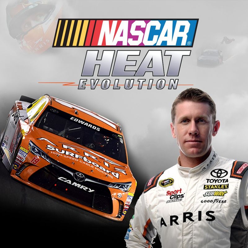 Front Cover for NASCAR Heat Evolution (PlayStation 4) (download release)